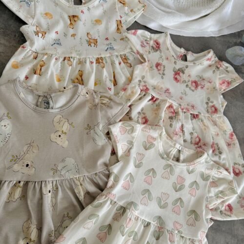 Vestidos de algodón estampados