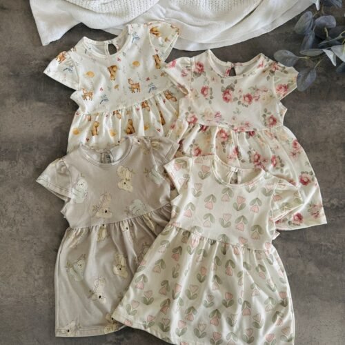 Vestidos de algodón estampados