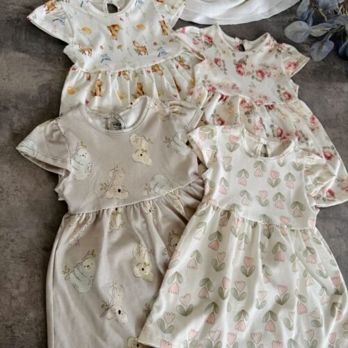 Vestidos de algodón estampados