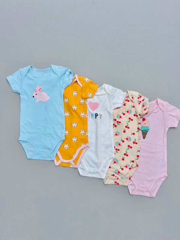 Bodys Importados pack conejitos x5