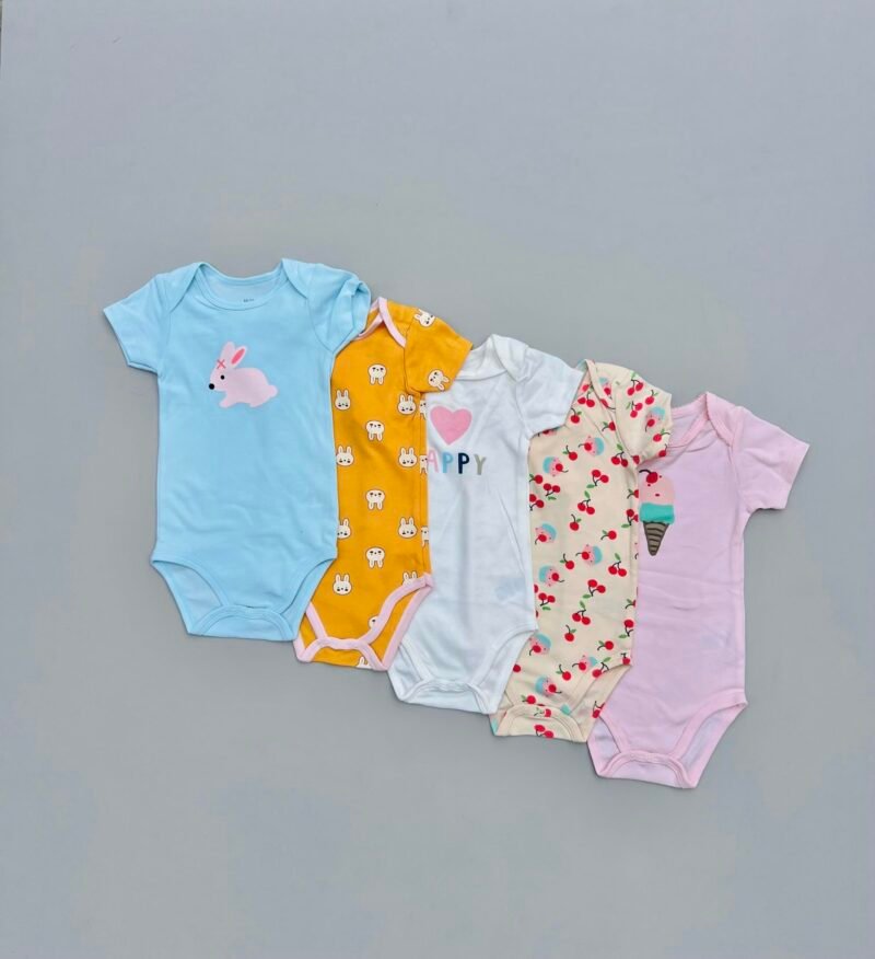 Bodys Importados pack conejitos x5