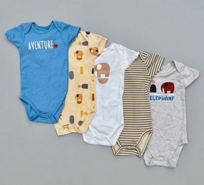 Bodys Importados pack elefante x5