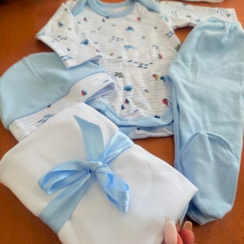 Ajuar completo PIMA hipoalergénico barco