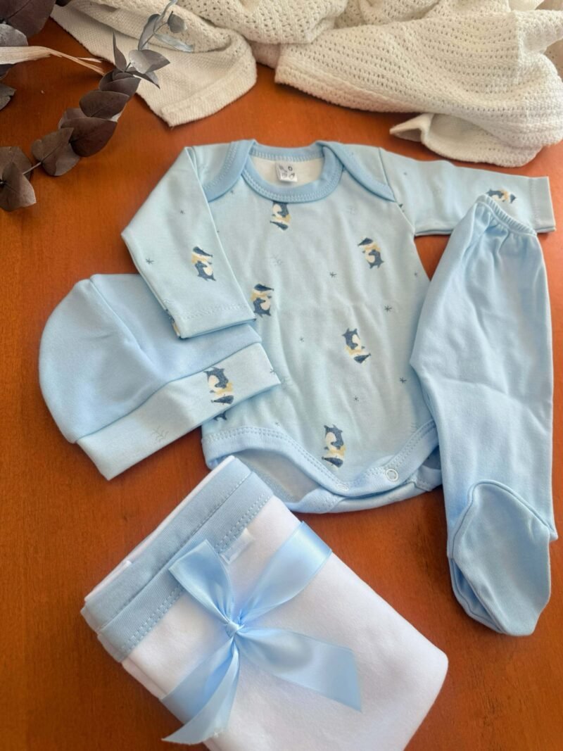 Ajuar completo PIMA hipoalergénico tejon