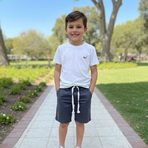 Bermuda Jogger elastisada corte chino con cordón