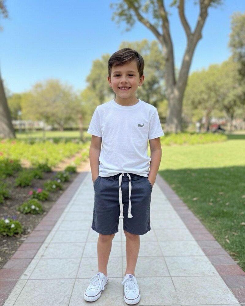 Bermuda Jogger elastisada corte chino con cordón