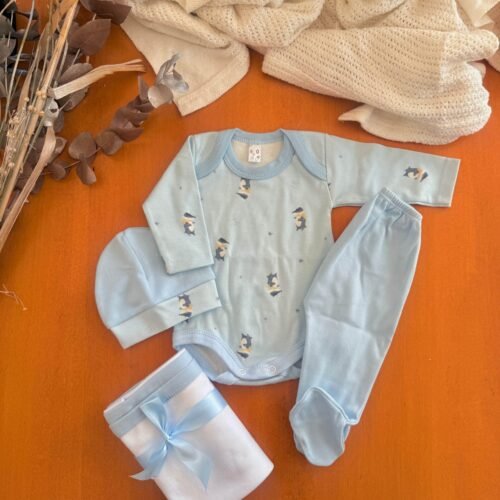 Ajuar completo PIMA hipoalergénico tejon