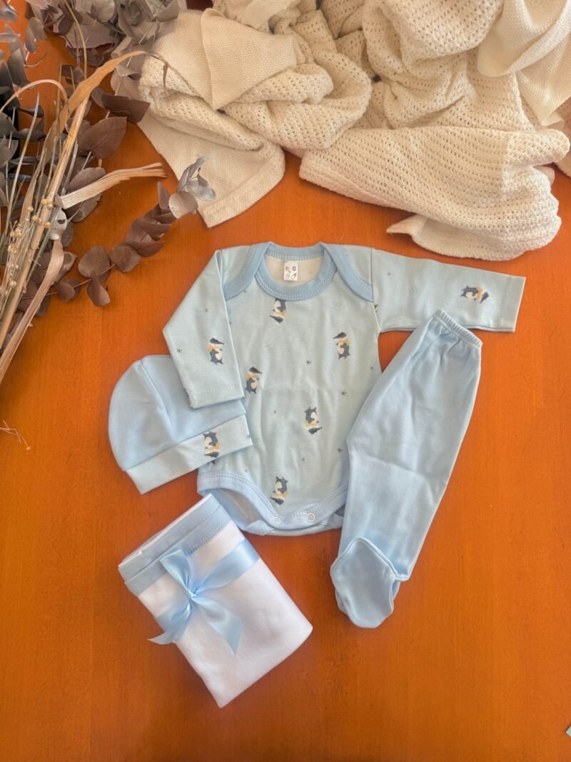 Ajuar completo PIMA hipoalergénico tejon