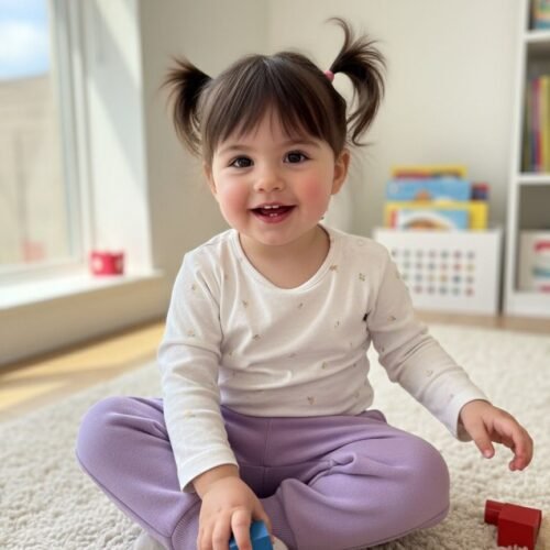 Jogging de algodón frisado beba