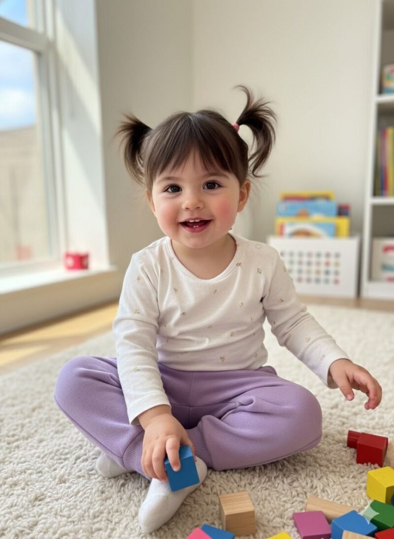 Jogging de algodón frisado beba