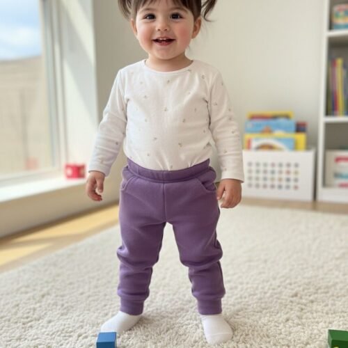 Jogging de algodón frisado beba
