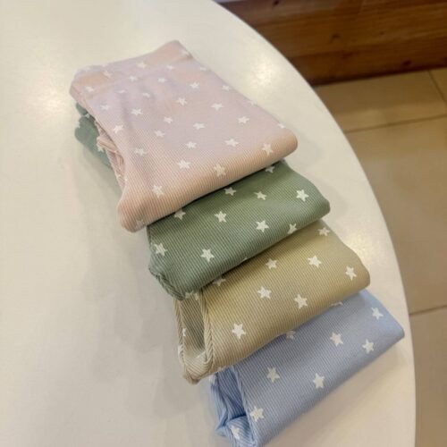 Calza morley estampada con estrellas