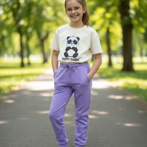 Jogging frisado con puño