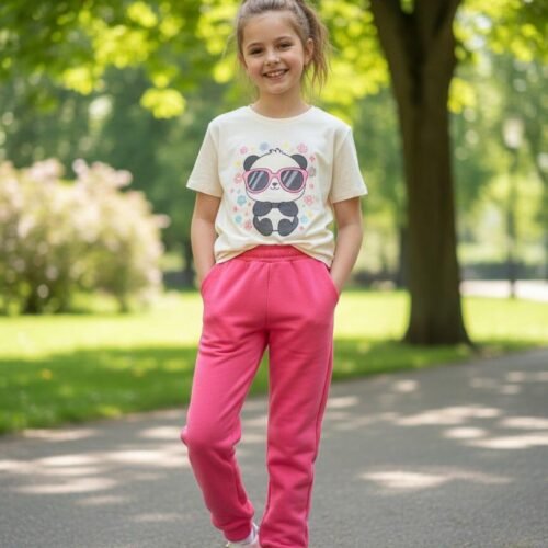 Jogging frisado con puño