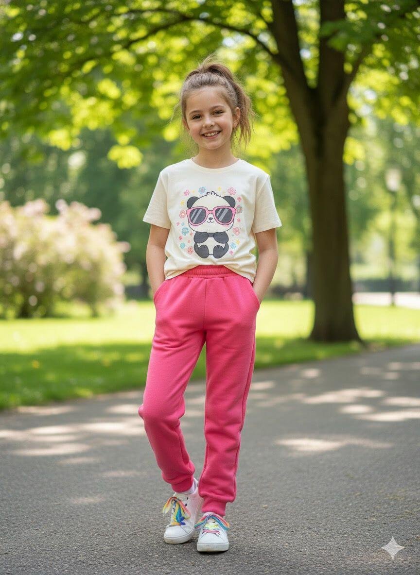 Jogging frisado con puño