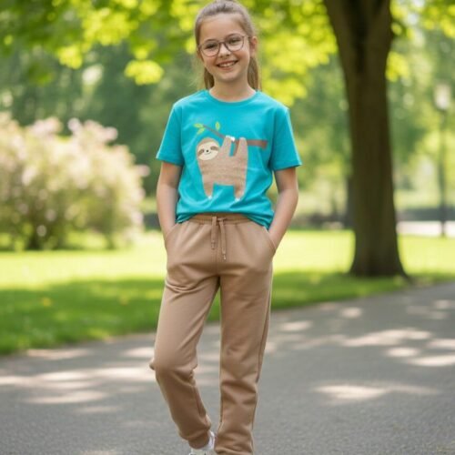 Jogging frisado con puño