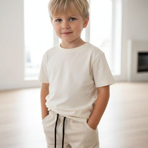 Jogger cargo de lino