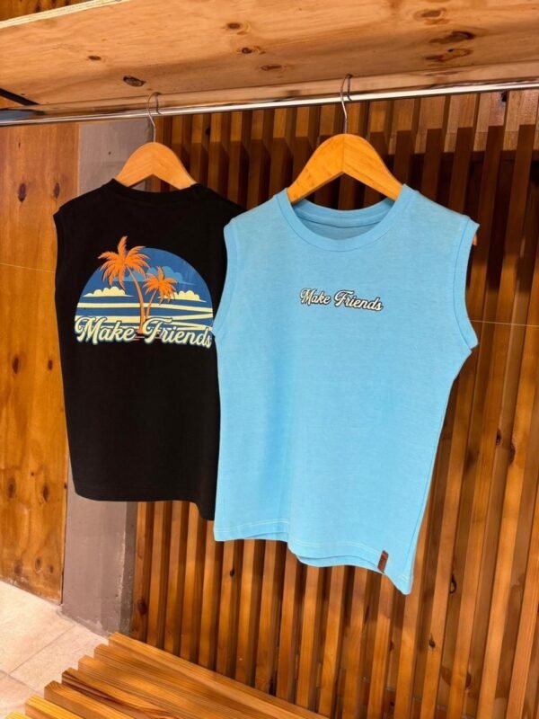 Musculosa de algodón MAKE FRIENDS