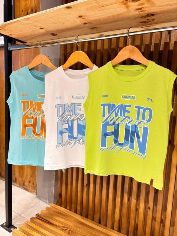 Musculosa de algodón HAVE FUN