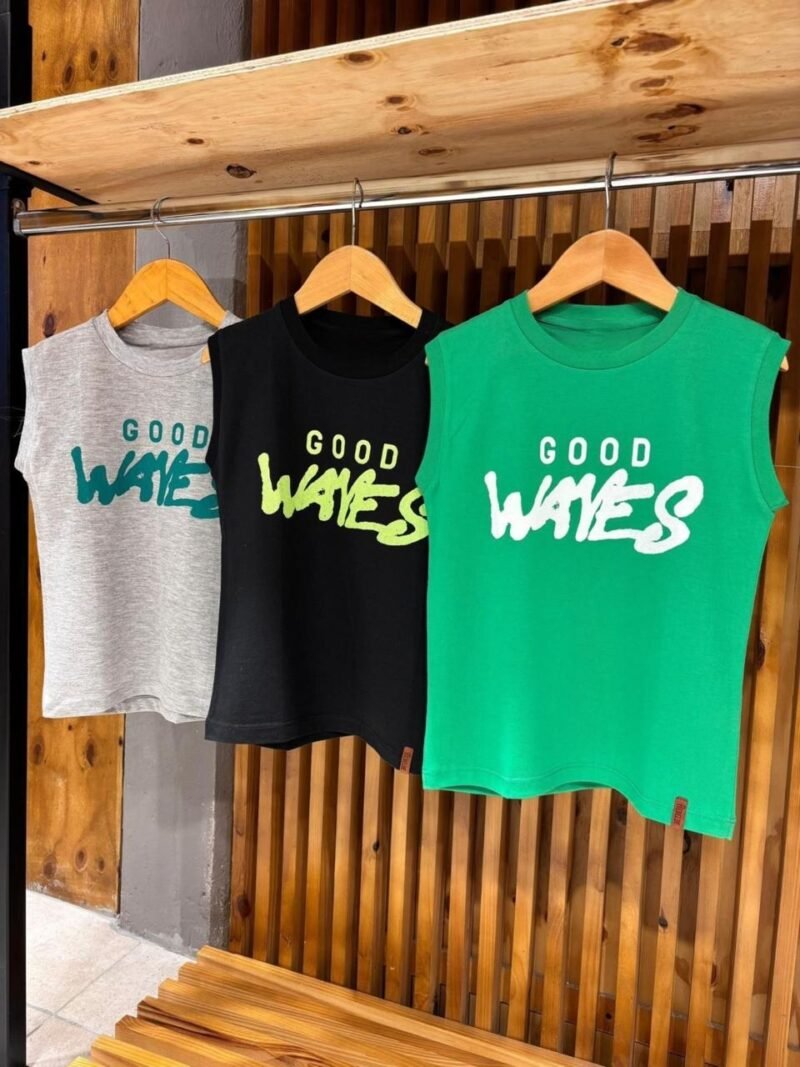 Musculosa de algodón GOOD WAVES