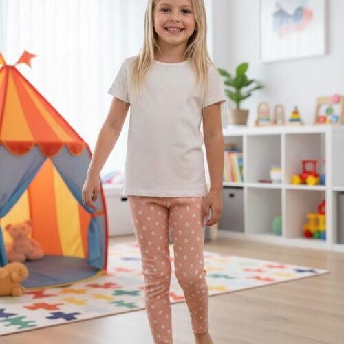 Calza morley estampada con estrellas