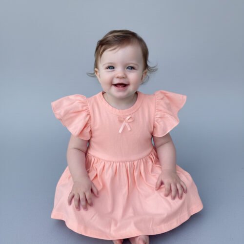 Vestido con corazon calado