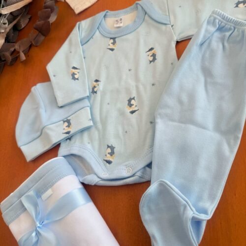 Ajuar completo PIMA hipoalergénico tejon