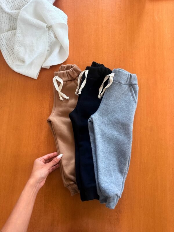 Jogging de algodón frisado bebe varón