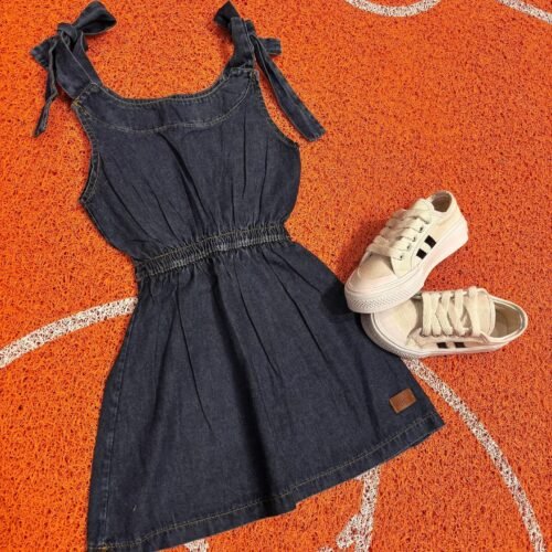 vestido denim liviano