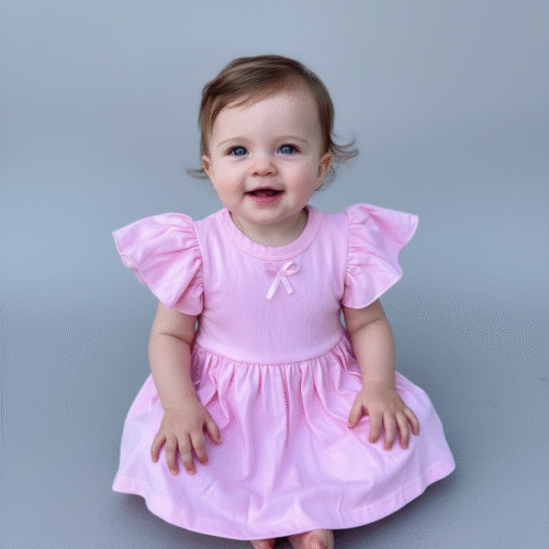 Vestido con corazon calado