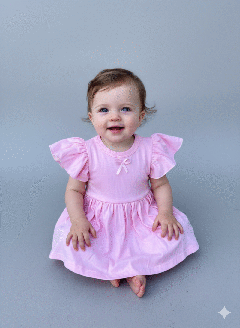 Vestido con corazon calado