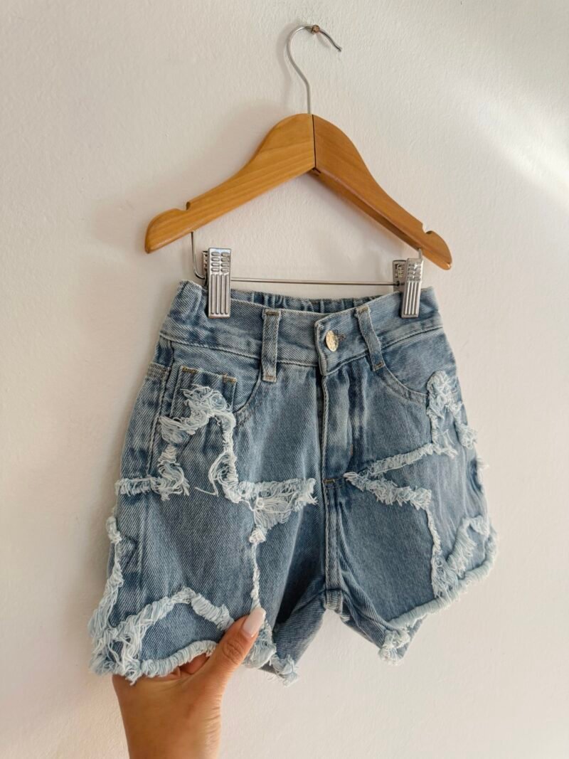 Short de jean estrellas
