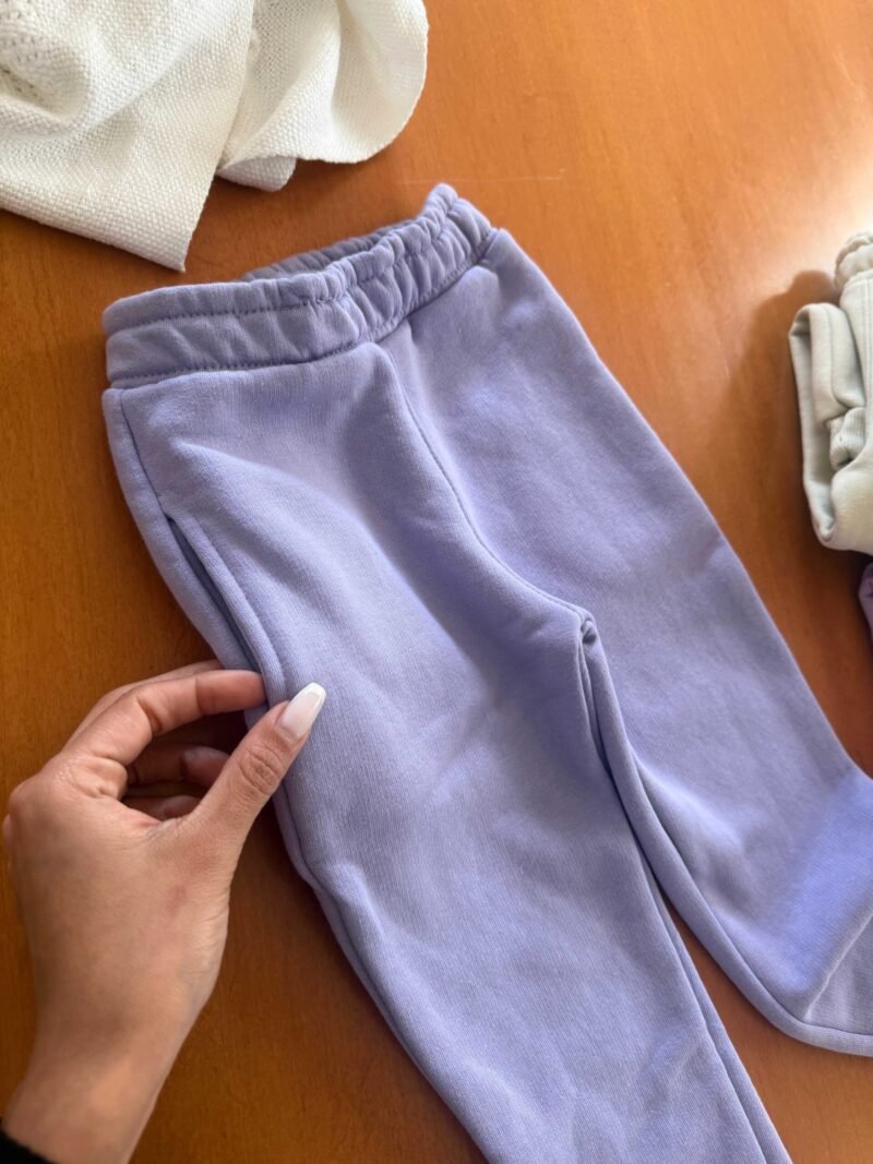 Jogging de algodón frisado beba