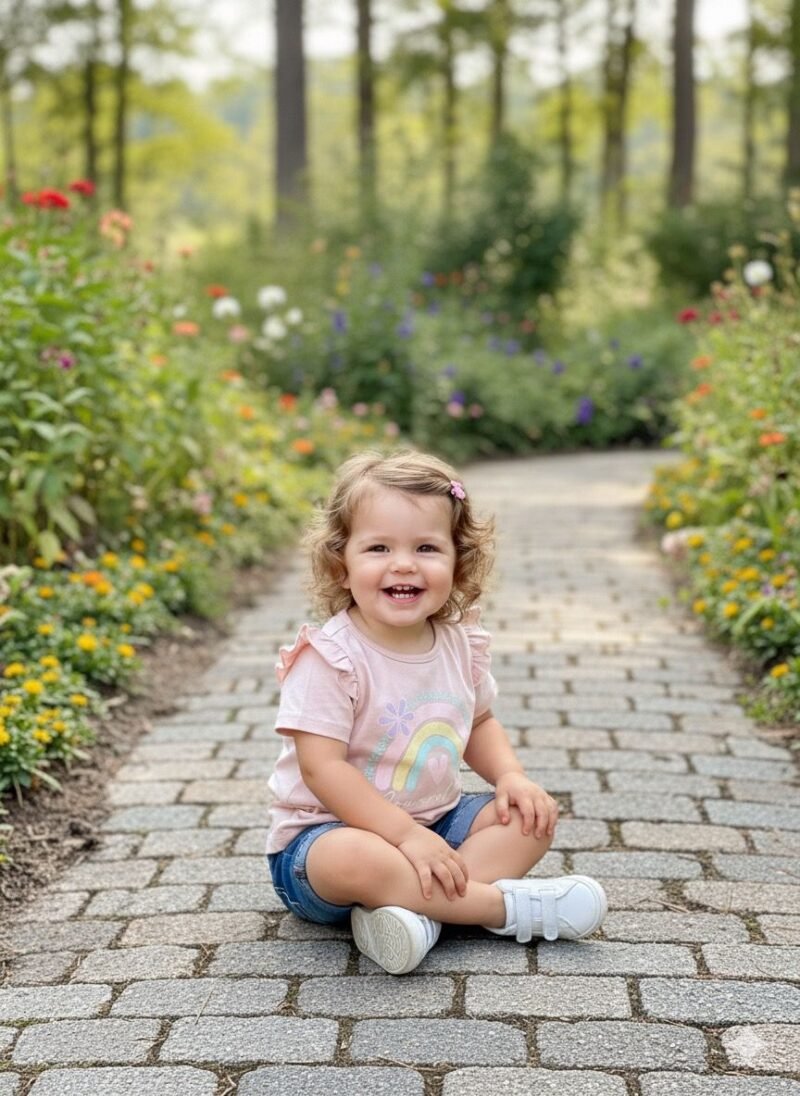 Remera algodon ARCO IRIS