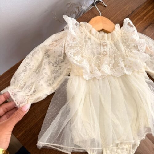 BODY IMPORTADO VINTAGE TULL GLITTERS