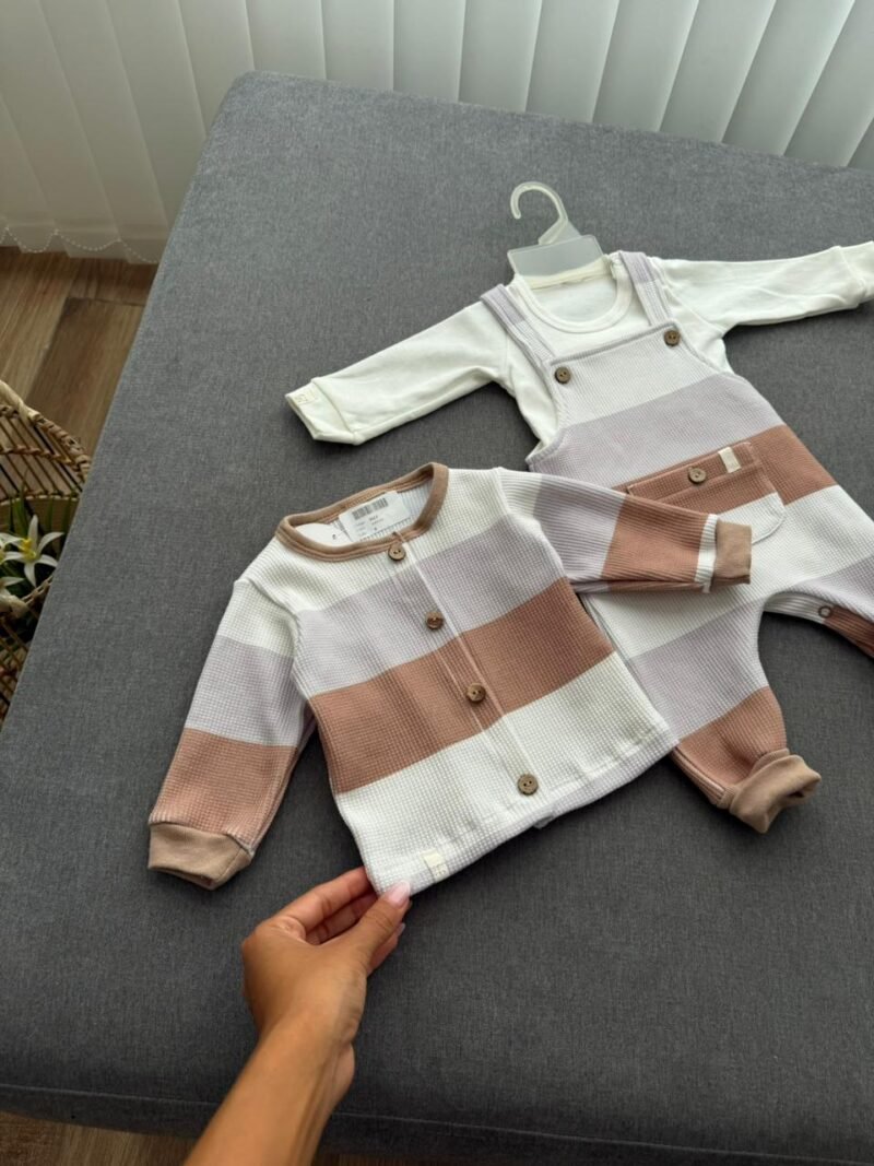 JARDINERO WAFFLE 3 PIEZAS