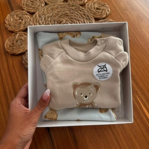 6 AJUAR TEDDY 3 PIEZAS HIPOALERGENICO