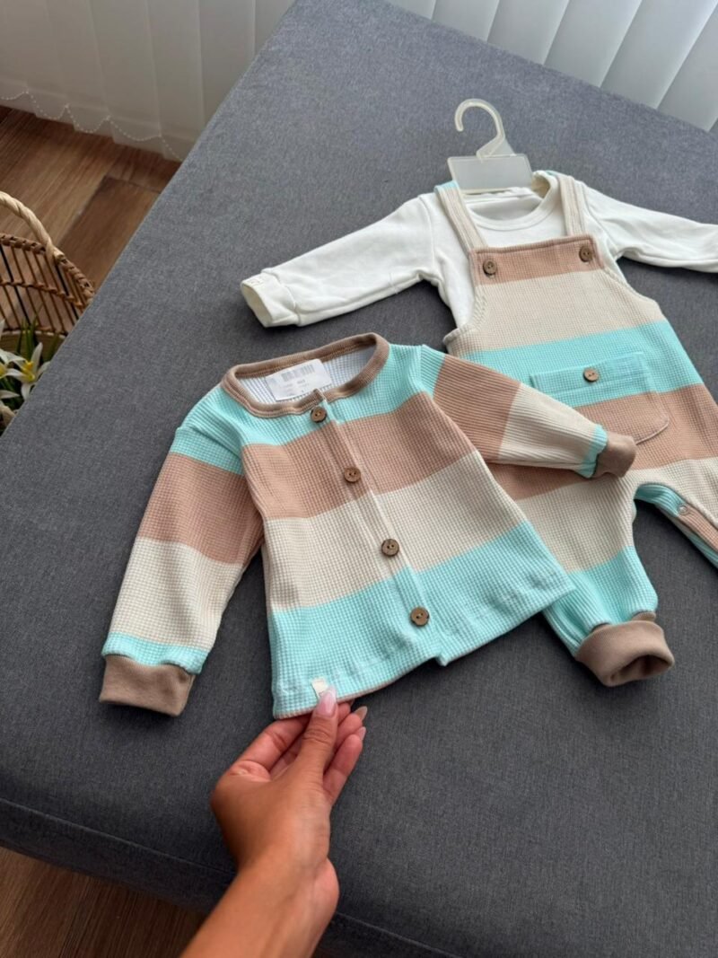 JARDINERO WAFFLE 3 PIEZAS