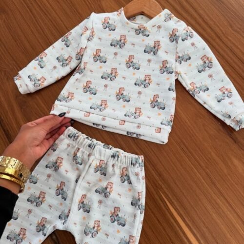 CONJUNTO DE ALGODON ELASTIZADO