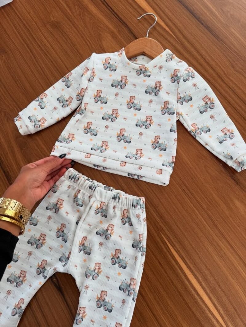 CONJUNTO DE ALGODON ELASTIZADO